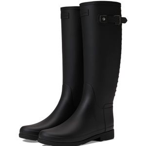 Hunter, Original Redefined, Black Rain Boot, Matte, USA 9, EU 40/41